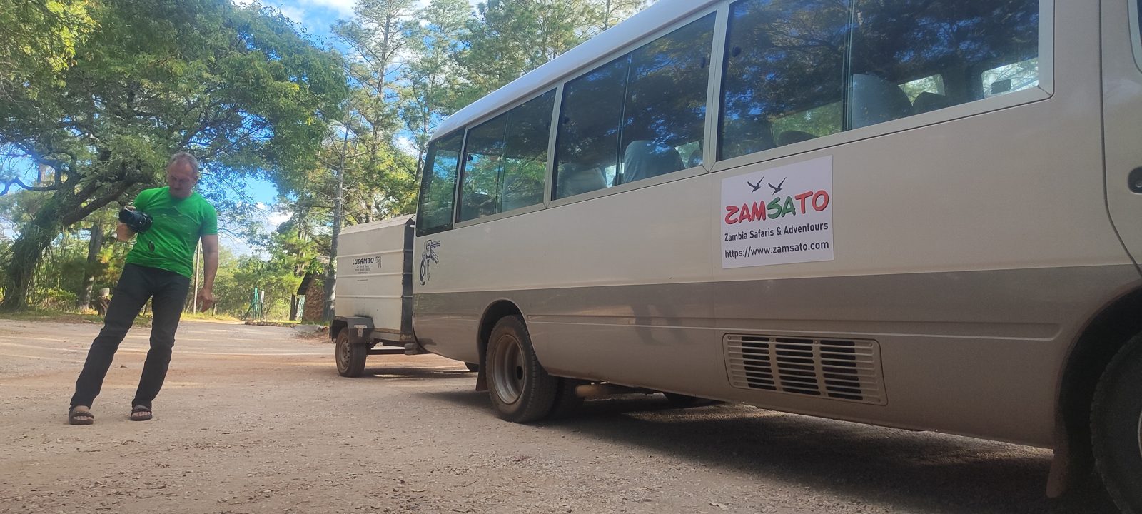 29-seater bus with trailer in Livingstone