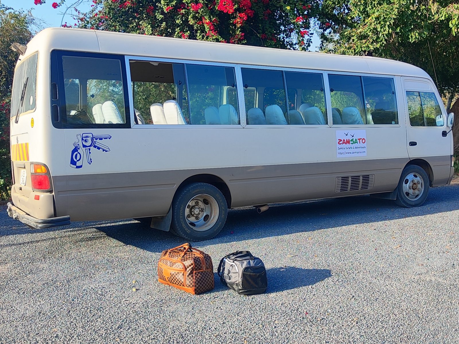 29-seater bus for group transfers in Zambia