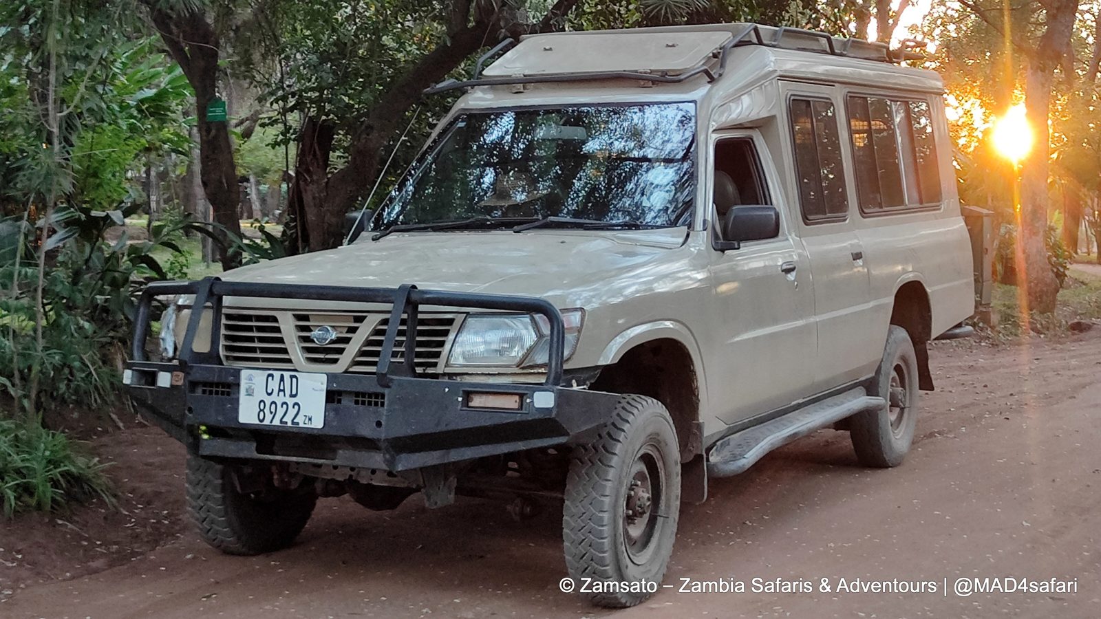 Zamsato Nissan Patrol 10-seater safari vehicle